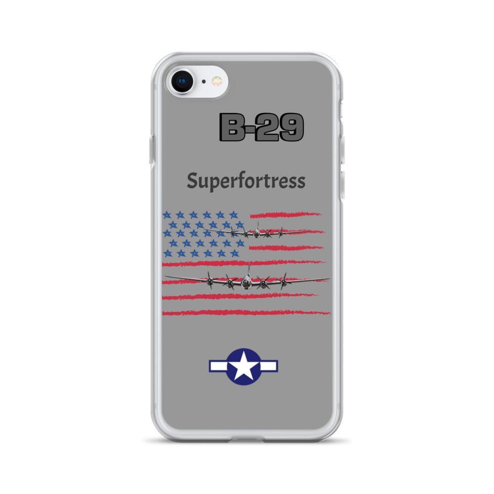 WWII Superfortress Patriot Clear Case for iPhone