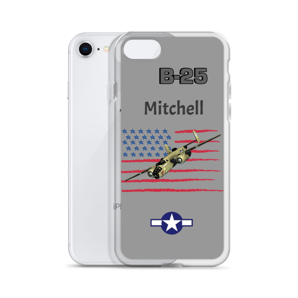 WWII Mitchell Patriot Clear Case for iPhone