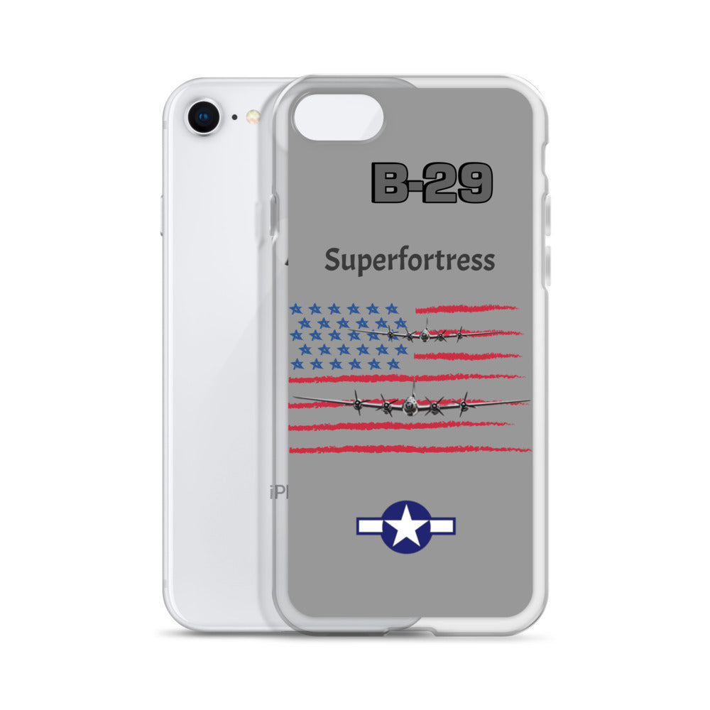 WWII Superfortress Patriot Clear Case for iPhone