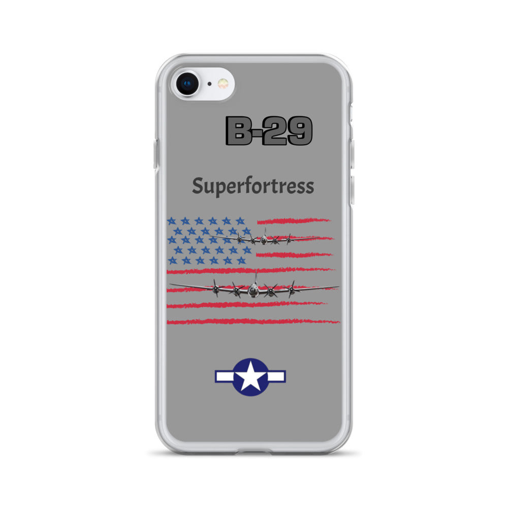 WWII Superfortress Patriot Clear Case for iPhone