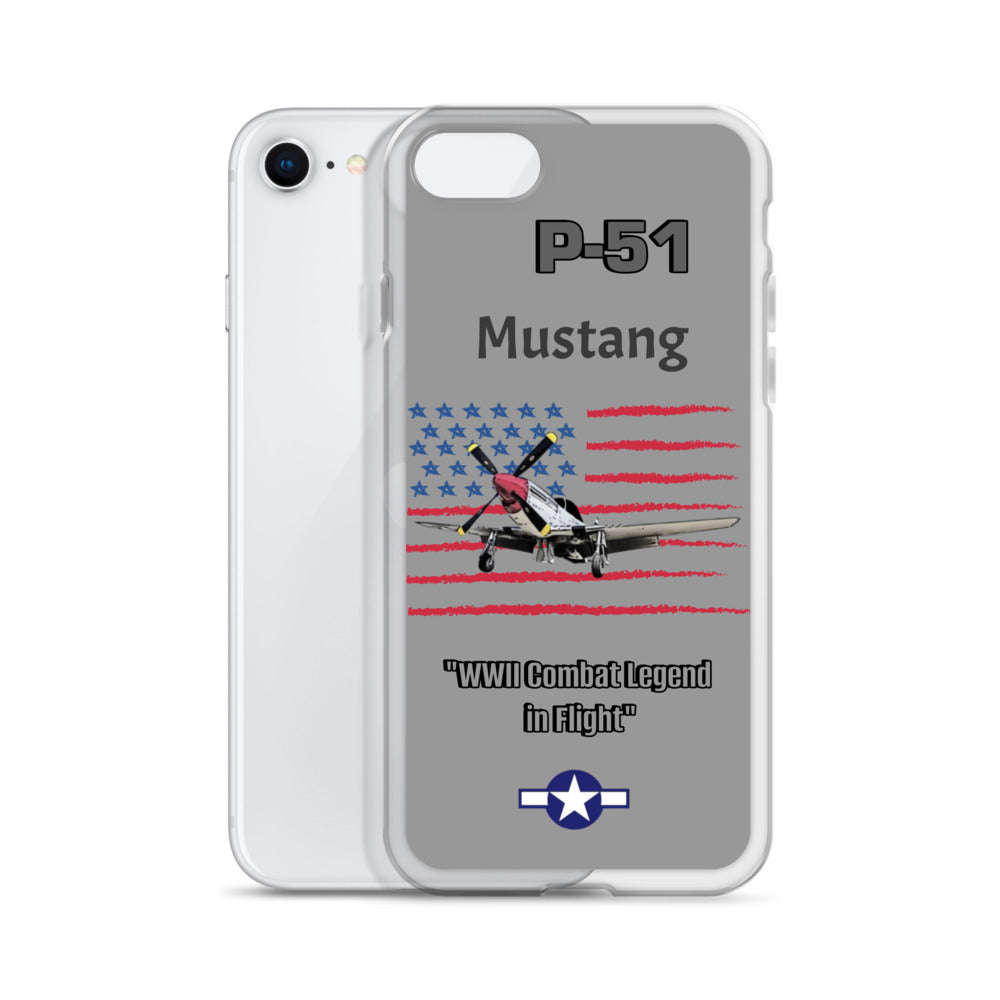 WWII Mustang Clear Case for iPhone