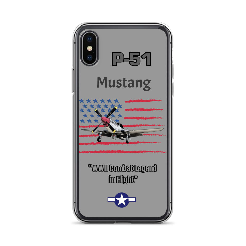 WWII Mustang Clear Case for iPhone