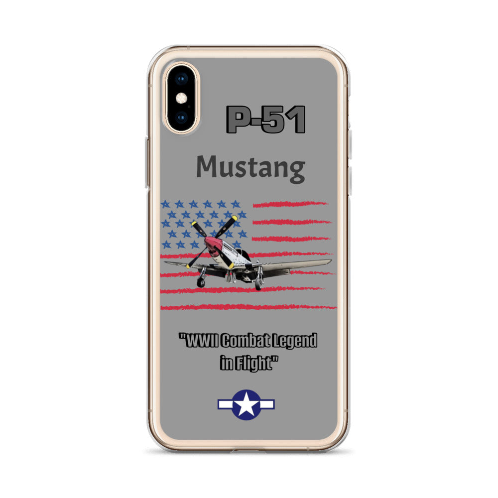 WWII Mustang Clear Case for iPhone