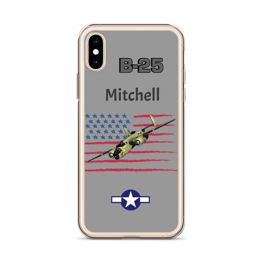 WWII Mitchell Patriot Clear Case for iPhone