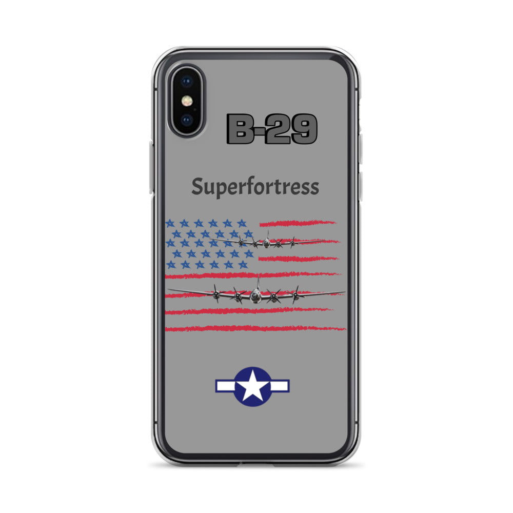 WWII Superfortress Patriot Clear Case for iPhone