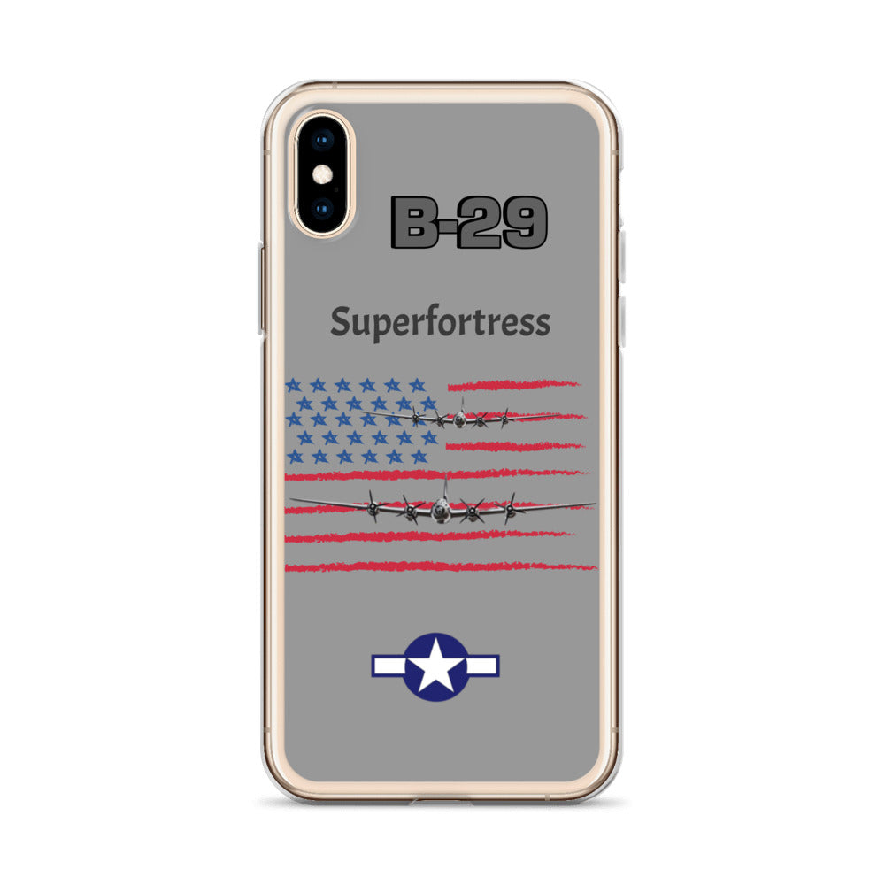 WWII Superfortress Patriot Clear Case for iPhone