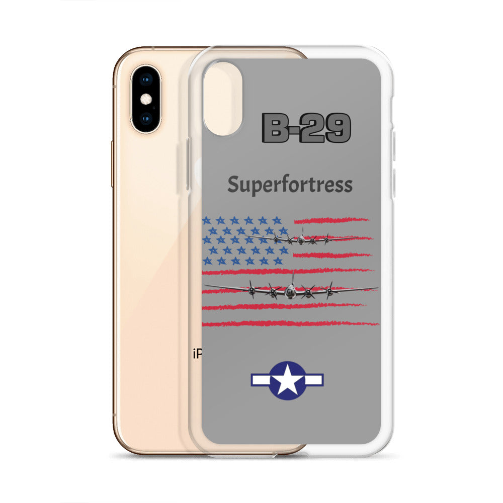 WWII Superfortress Patriot Clear Case for iPhone