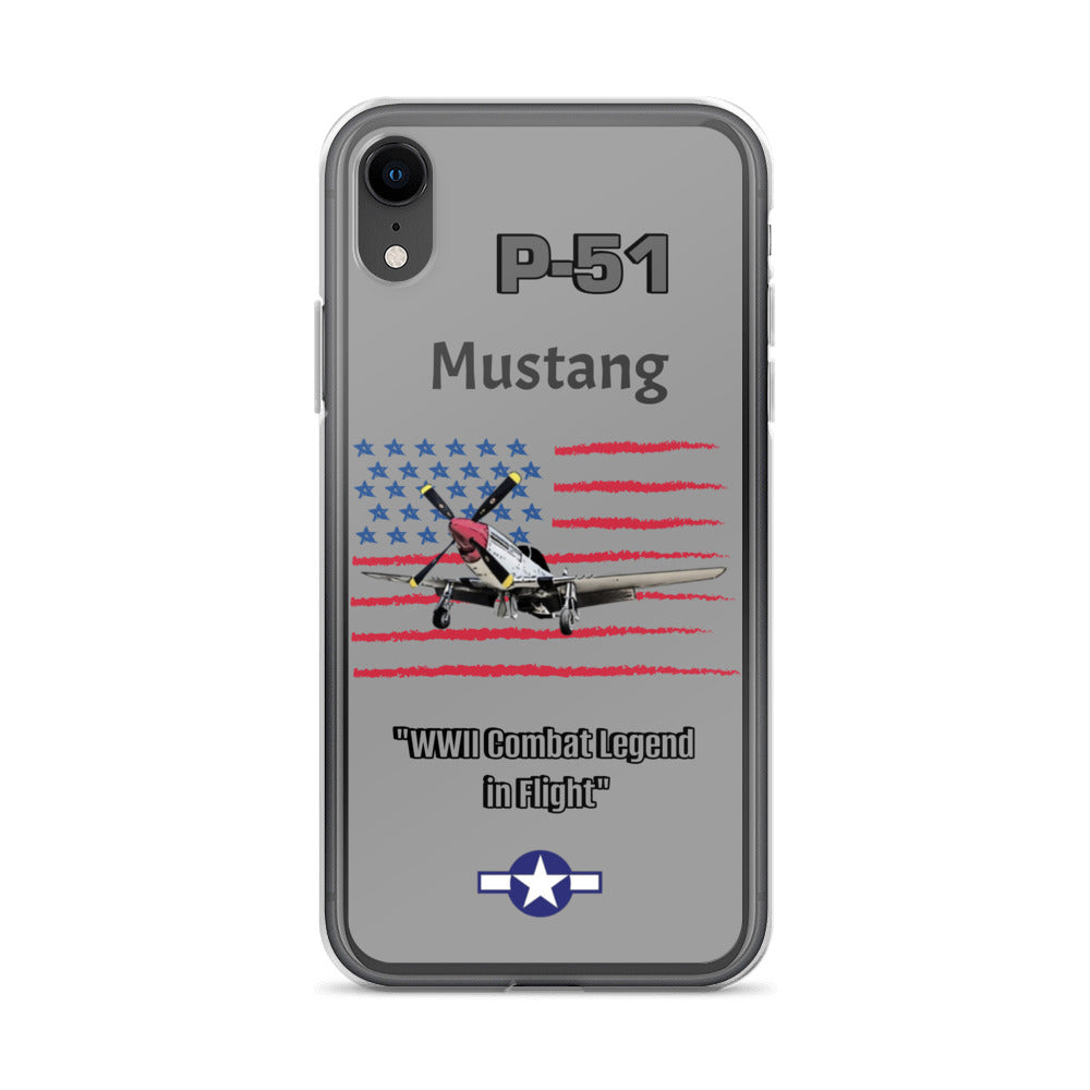 WWII Mustang Clear Case for iPhone