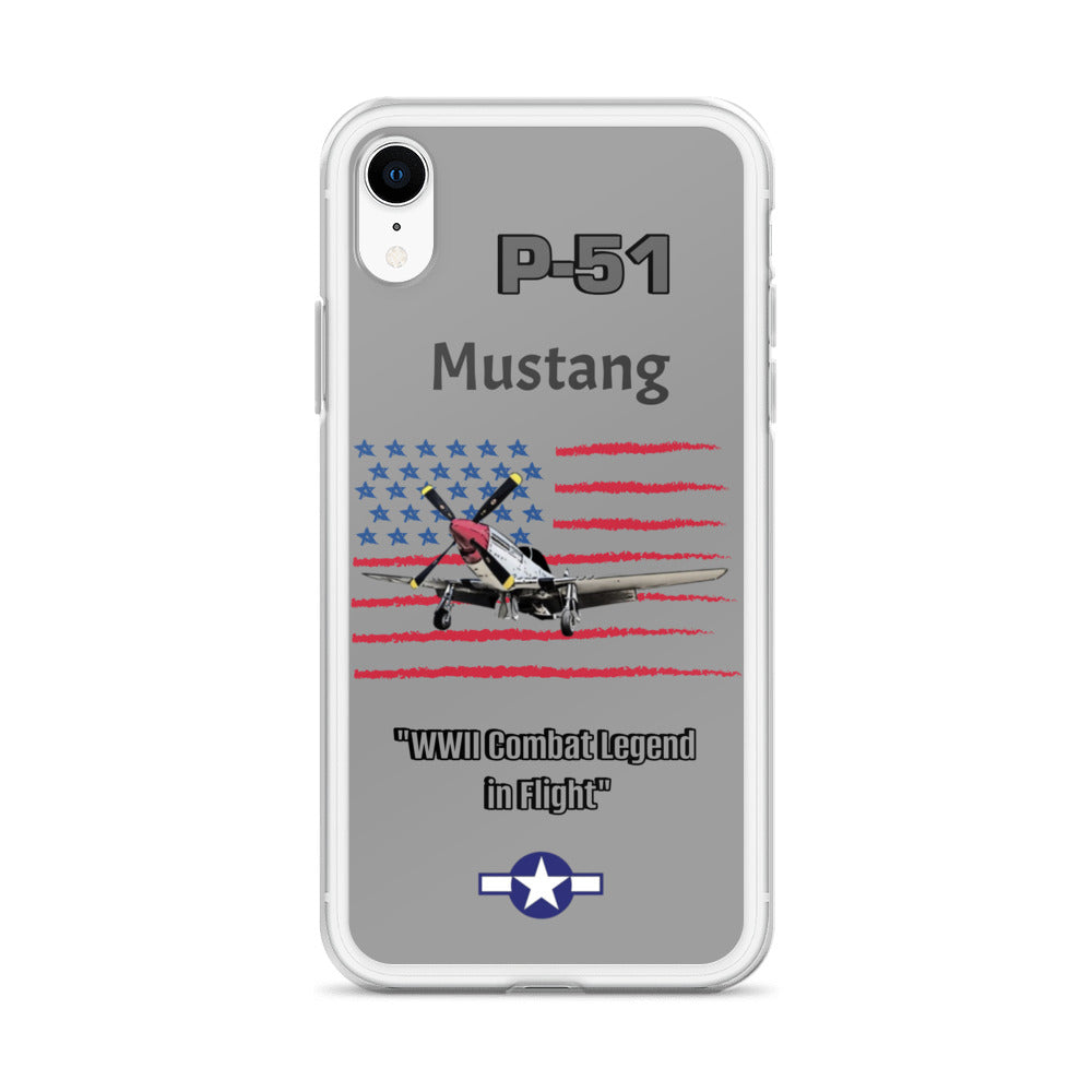WWII Mustang Clear Case for iPhone