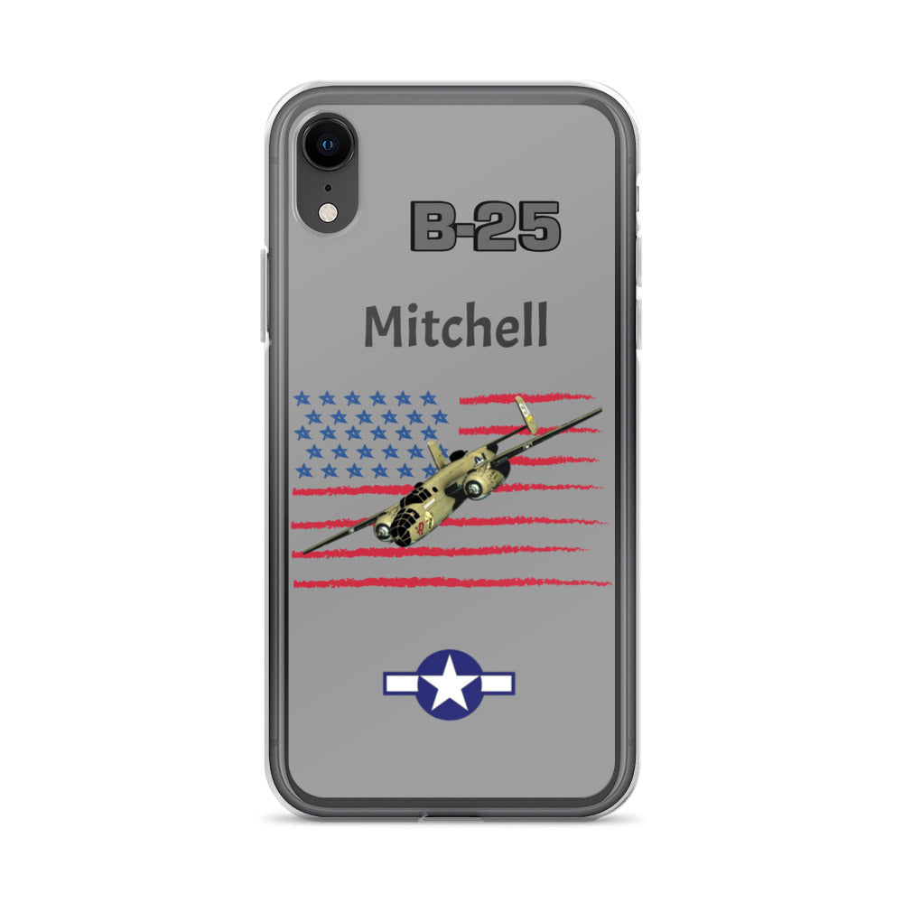 WWII Mitchell Patriot Clear Case for iPhone