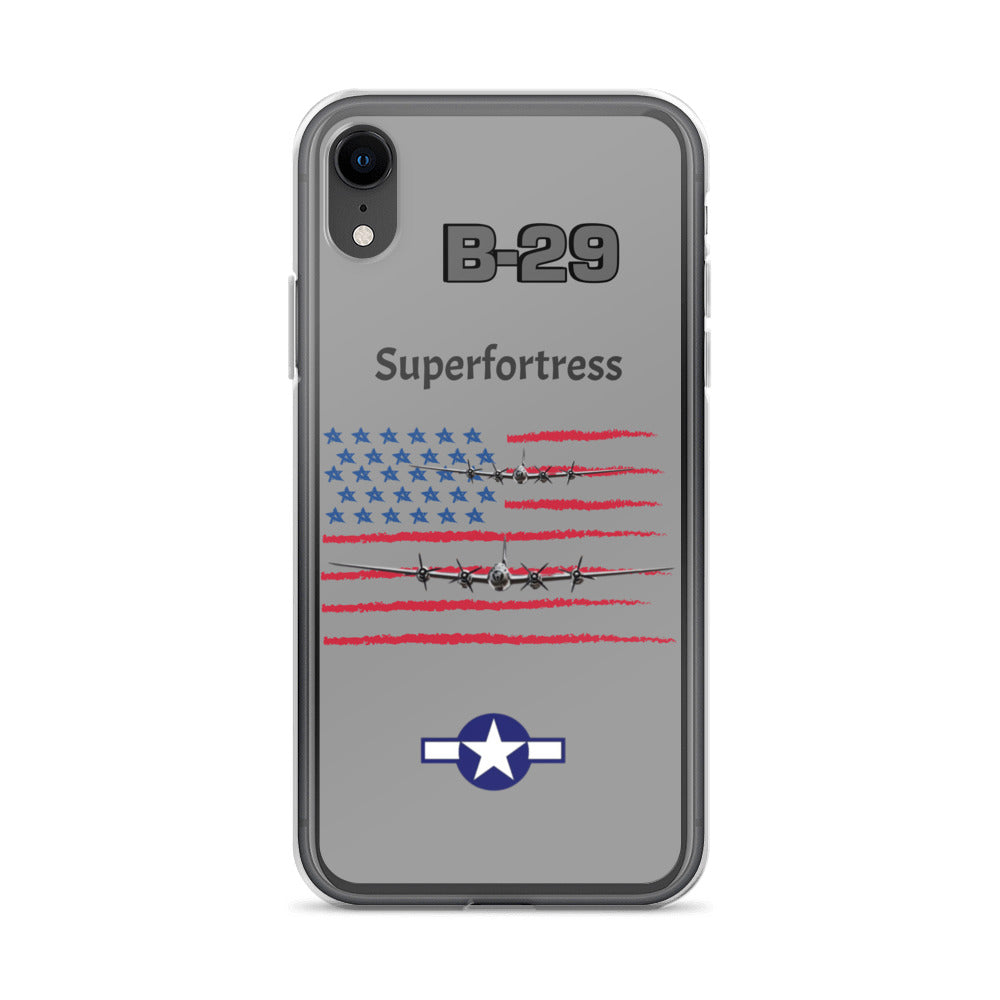 WWII Superfortress Patriot Clear Case for iPhone