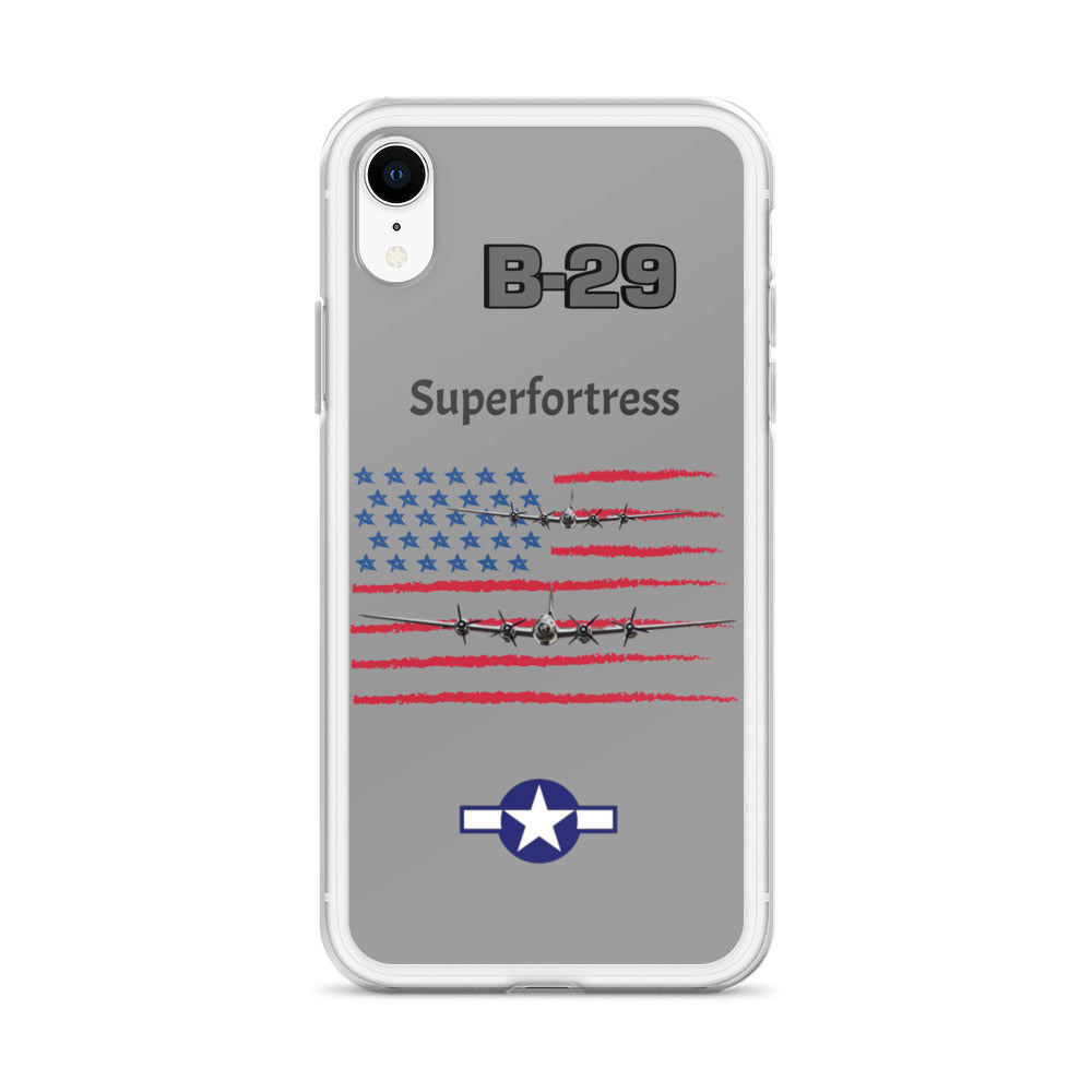 WWII Superfortress Patriot Clear Case for iPhone