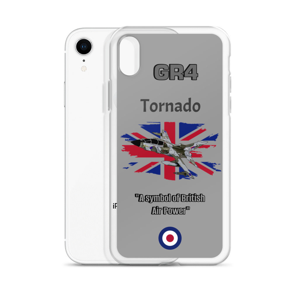 British Camo Tornado Clear Case for iPhone