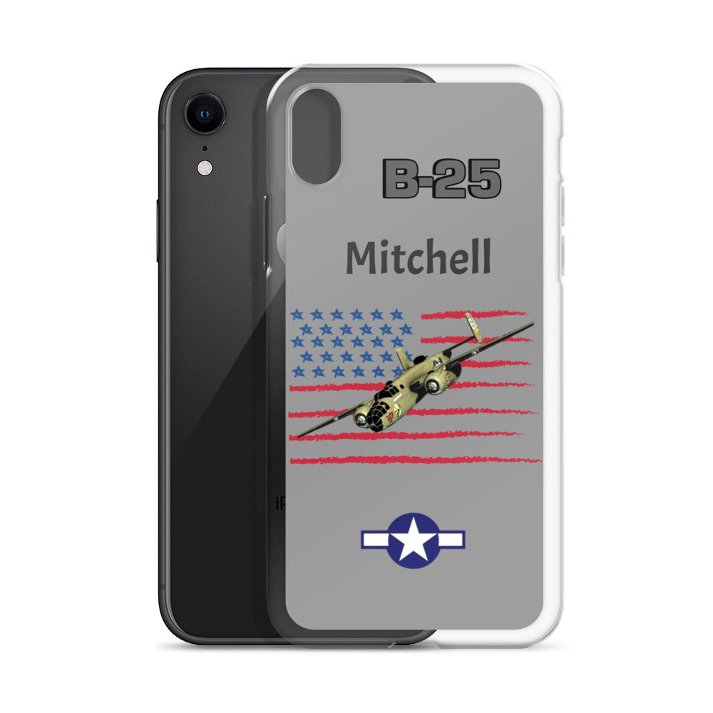 WWII Mitchell Patriot Clear Case for iPhone