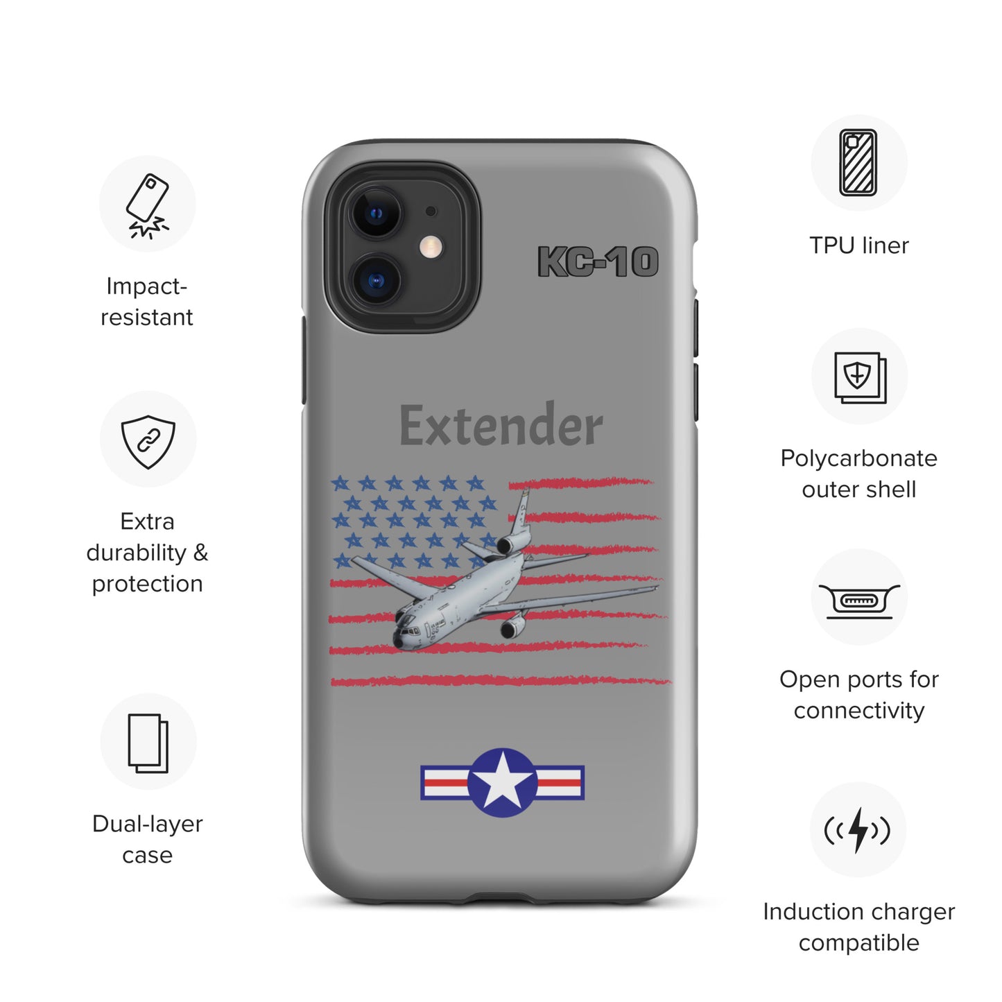 Extender Patriot iPhone Case (Without Quotes)