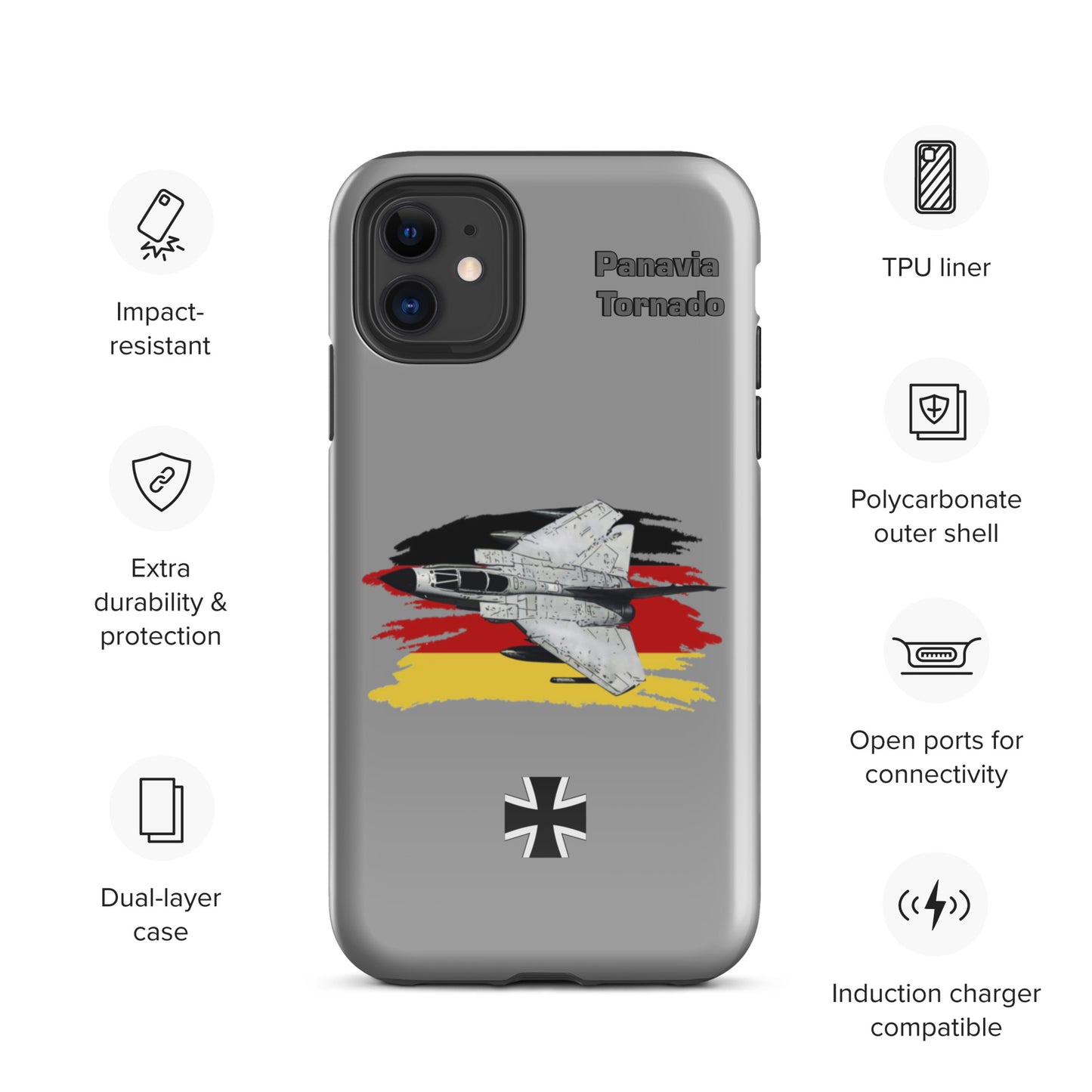 Tornado Patriot iPhone Case (Without Quotes)