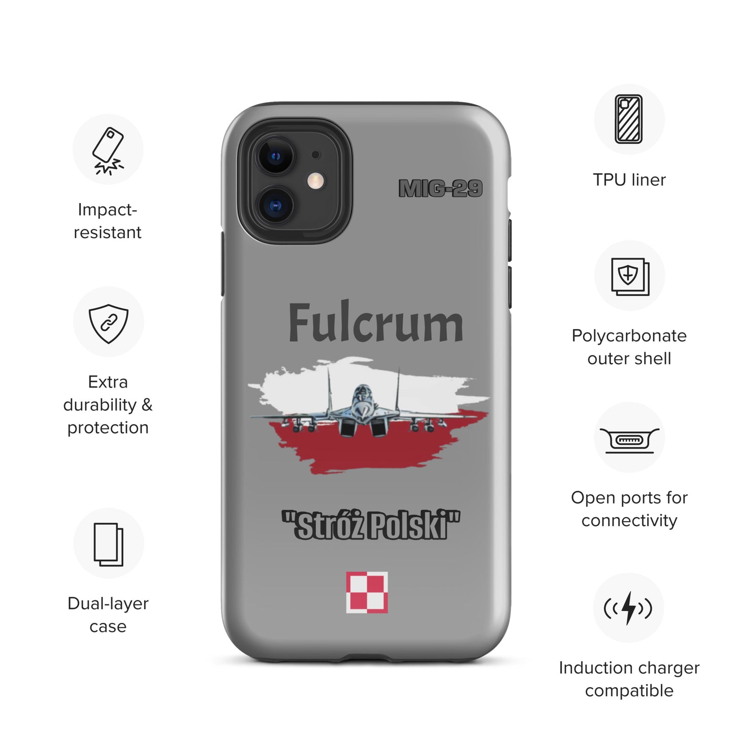 Poland Fulcrum Patriot iPhone Case