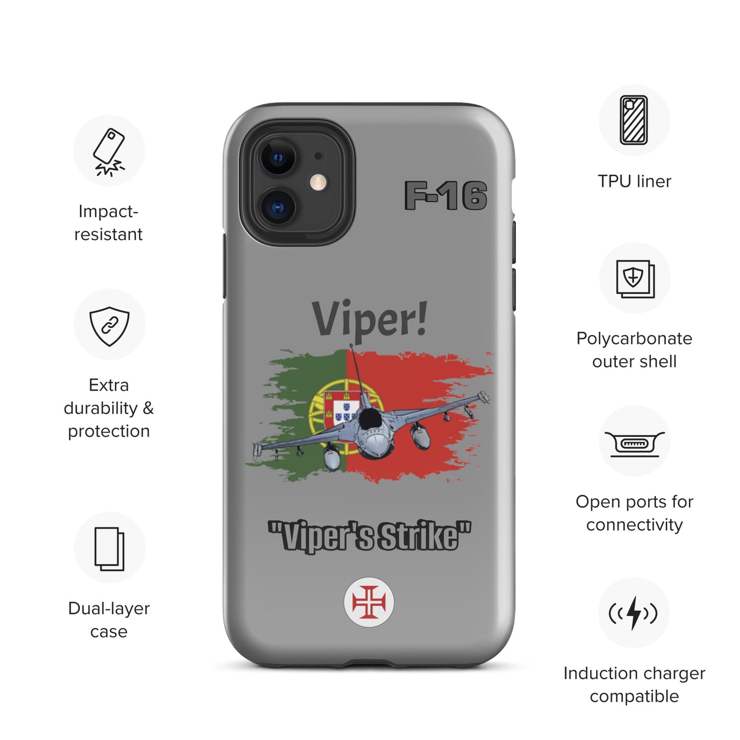 Portuguese Viper Patriot iPhone Case