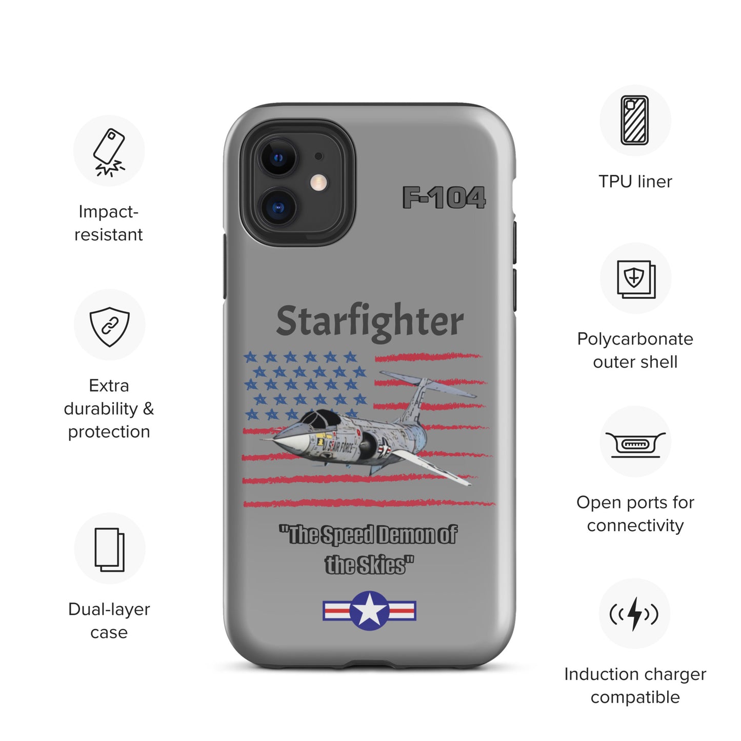 Starfighter Patriot iPhone Case