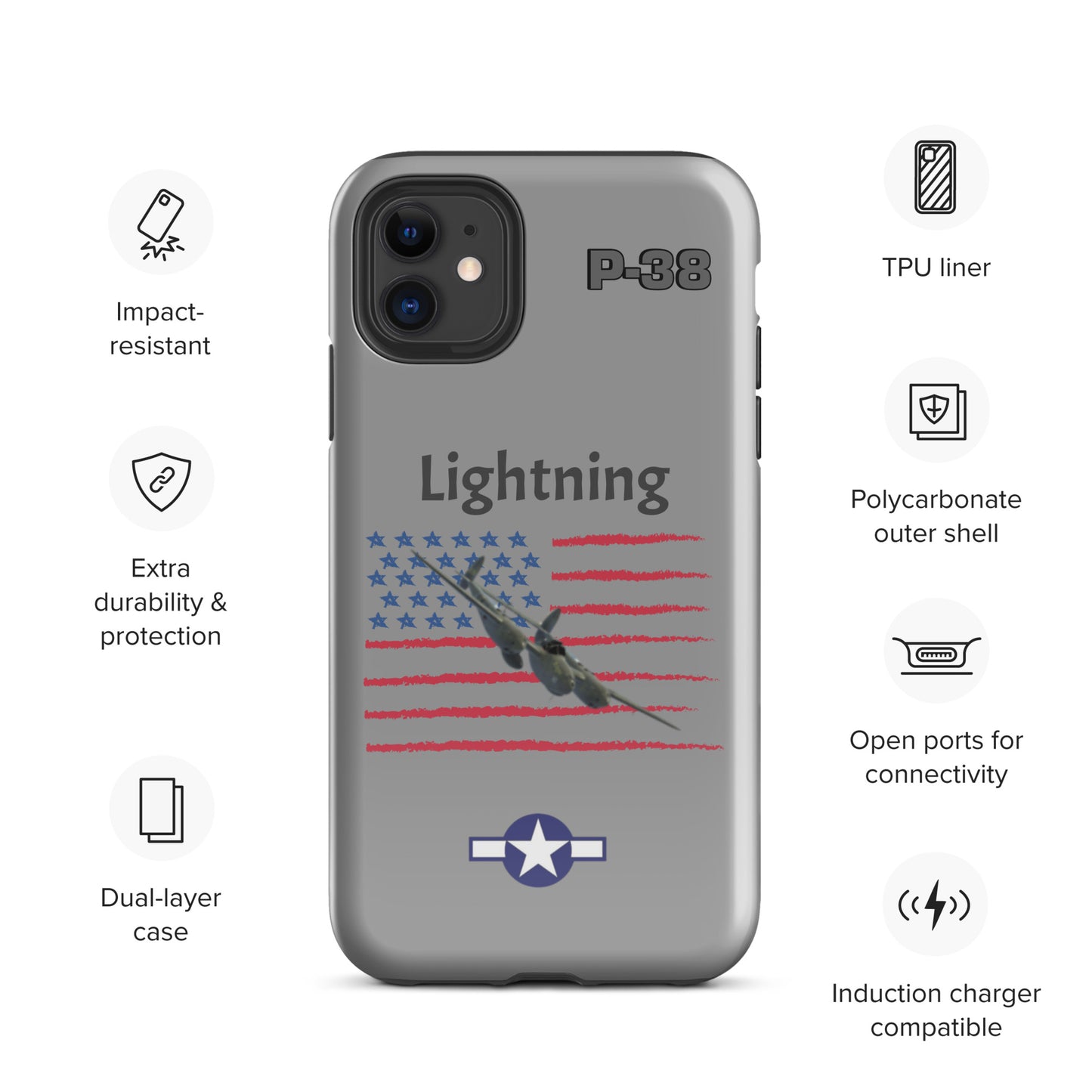 WWII Lightning Patriot iPhone Case