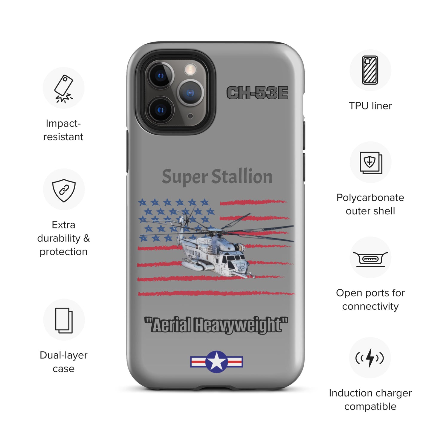 Super Stallion Patriot iPhone Case