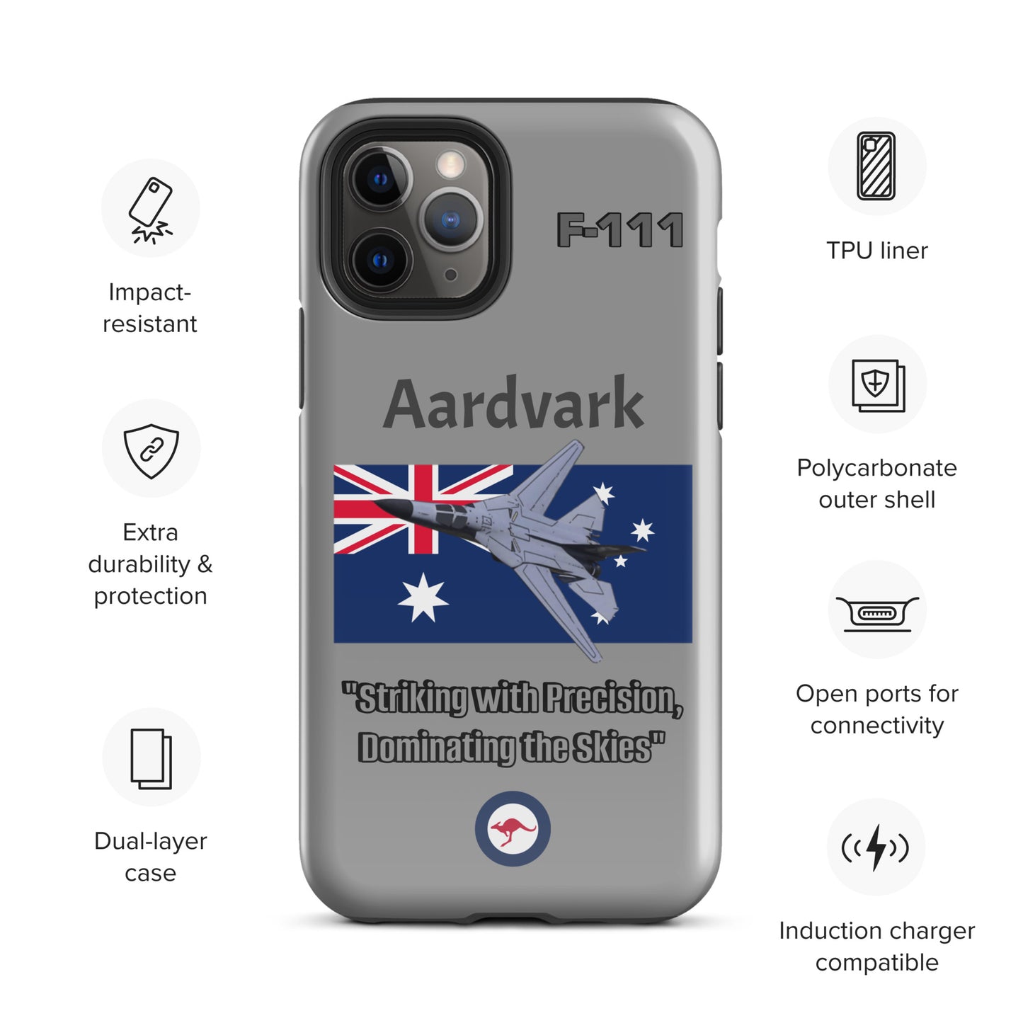 Australian Aardvark Patriot iPhone Case