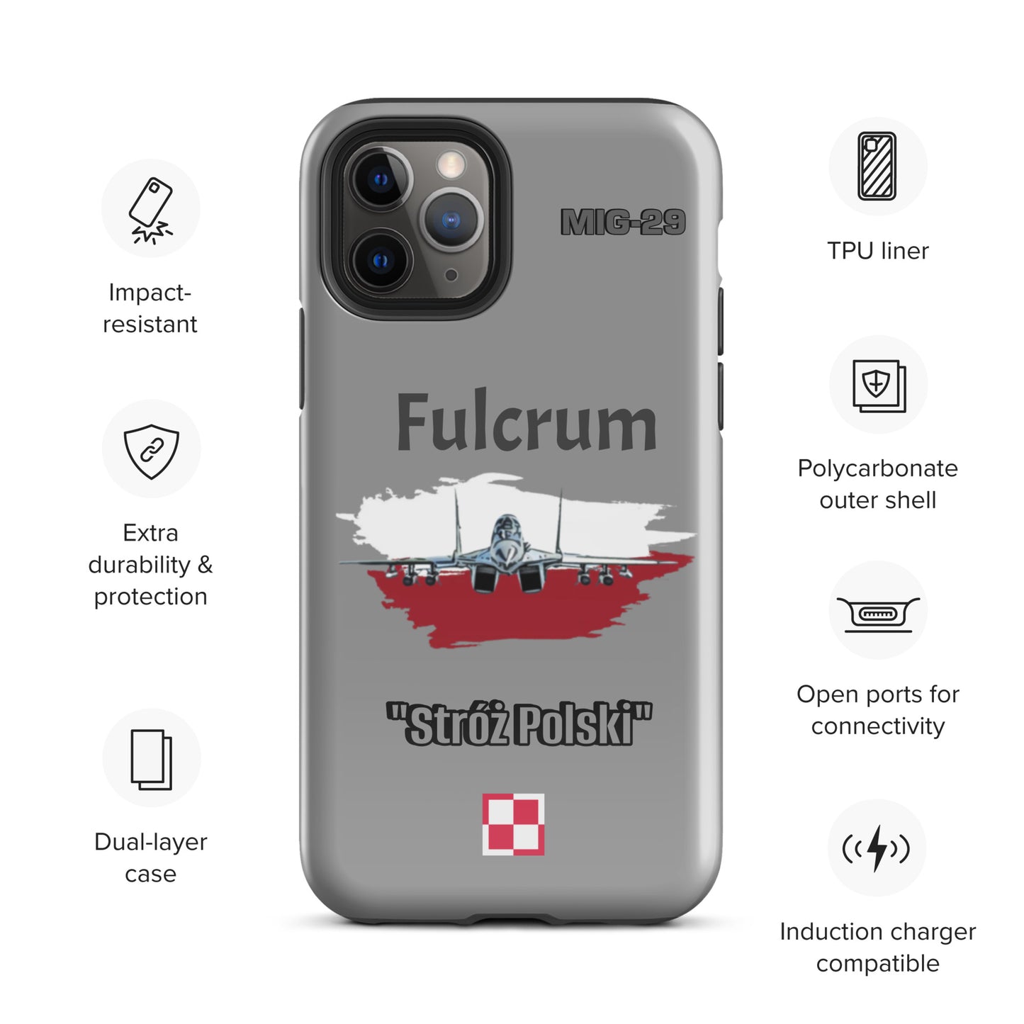 Poland Fulcrum Patriot iPhone Case