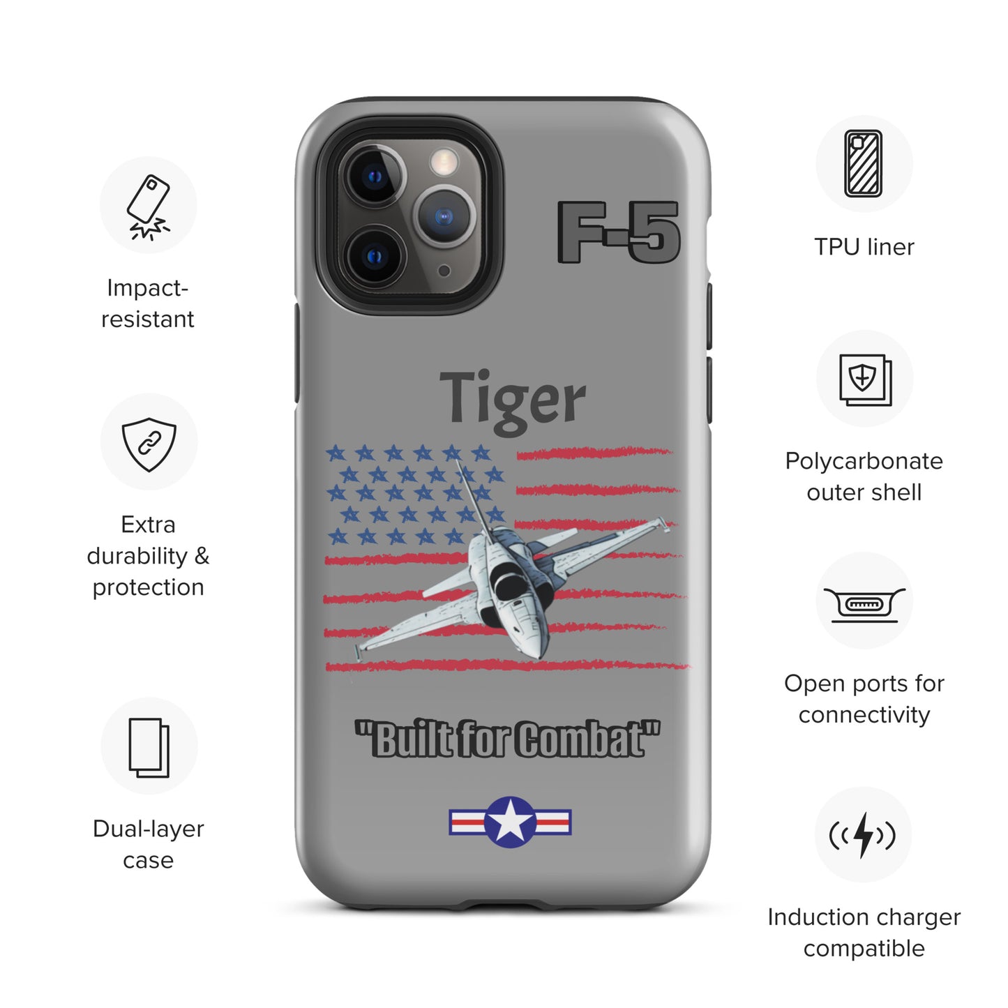 Tiger Patriot iPhone Case