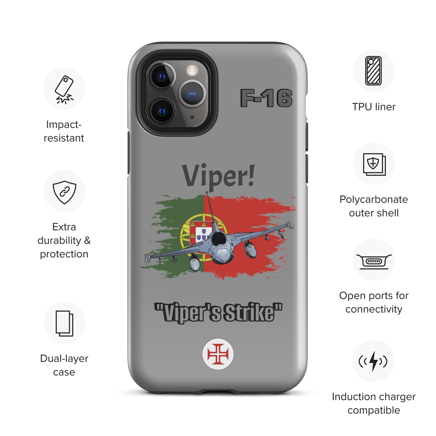 Portuguese Viper Patriot iPhone Case