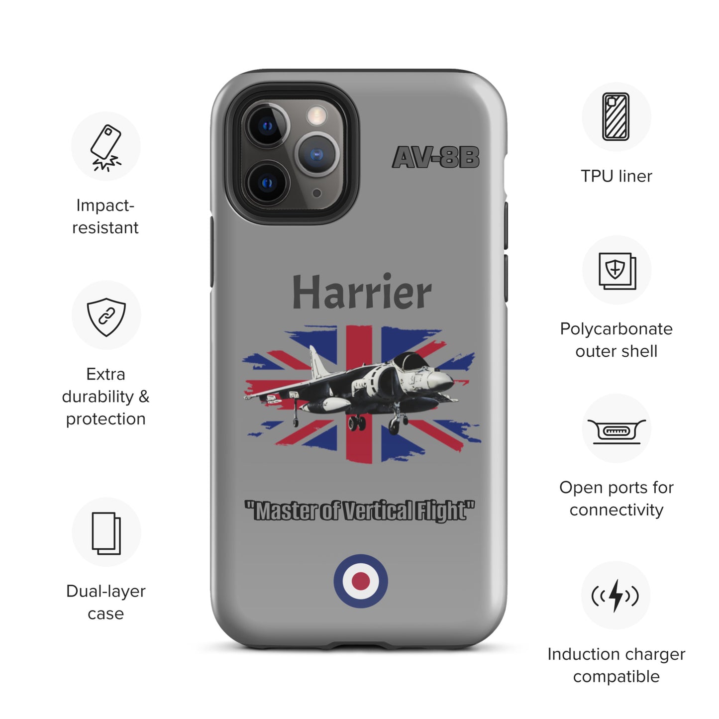 British Harrier Patriot iPhone Case