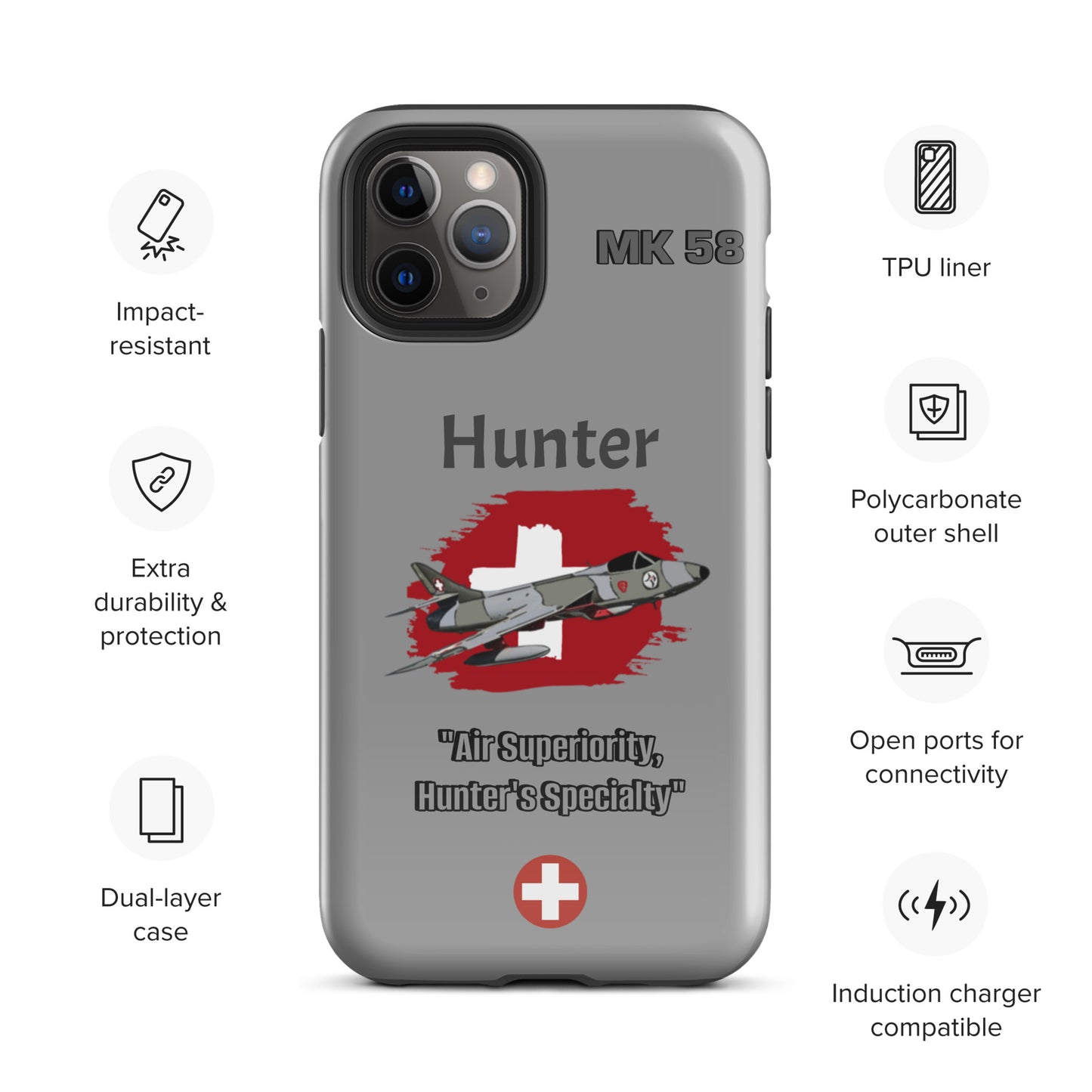Swiss Hunter Patriot iPhone Case