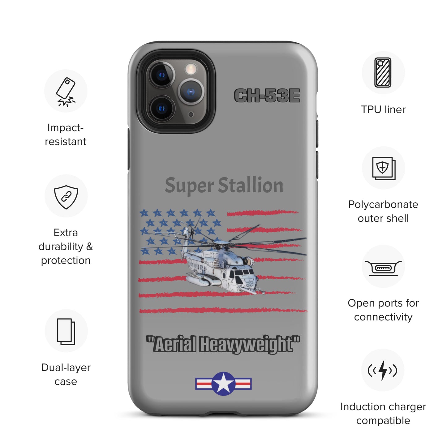 Super Stallion Patriot iPhone Case