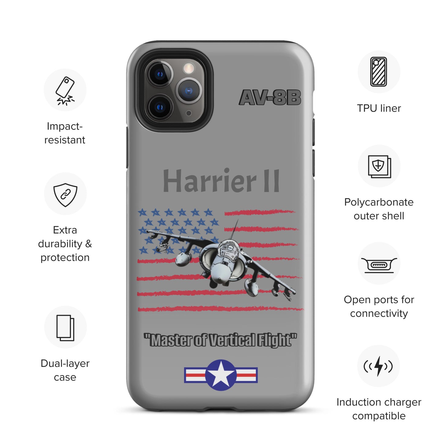 Harrier Patriot iPhone Case