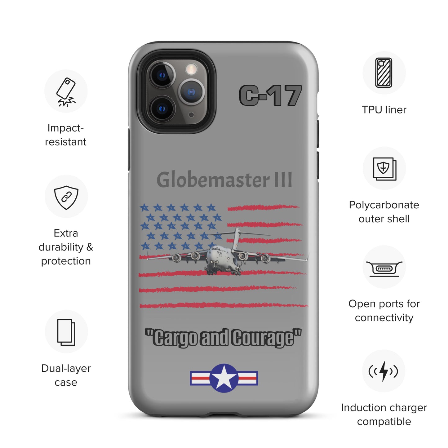 Globemaster Patriot iPhone Case