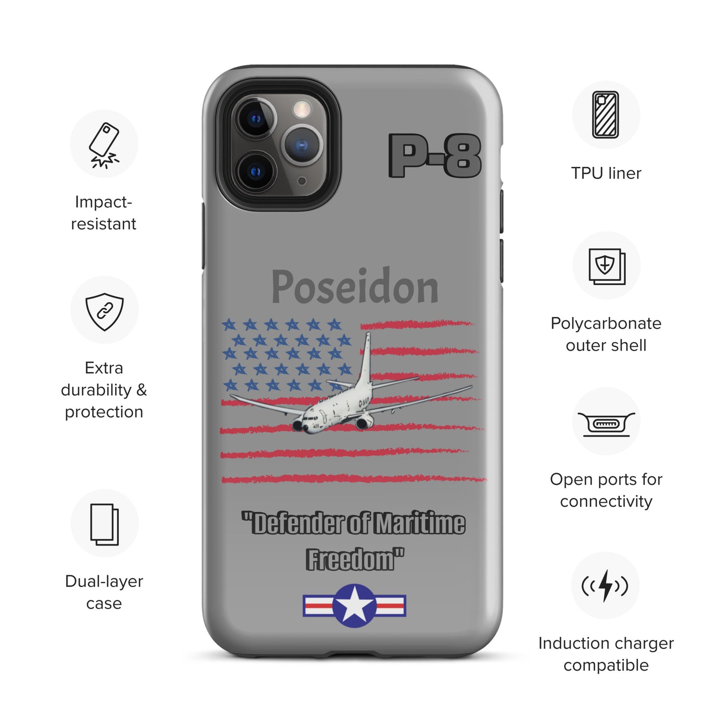 Poseidon Patriot iPhone Case