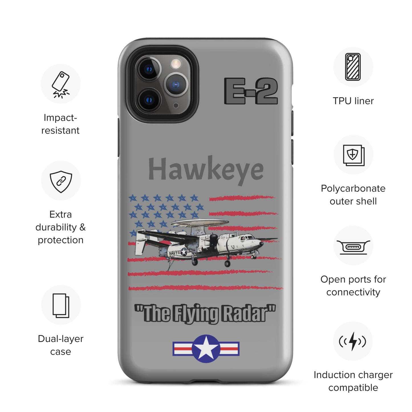 Hawkeye Patriot iPhone Case