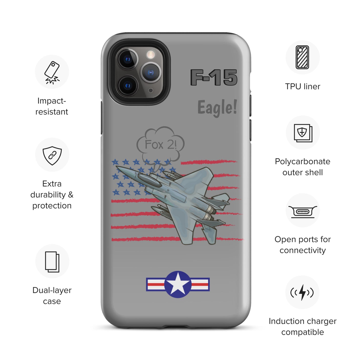 Eagle Wings Freedom iPhone Case (Without Quotes)
