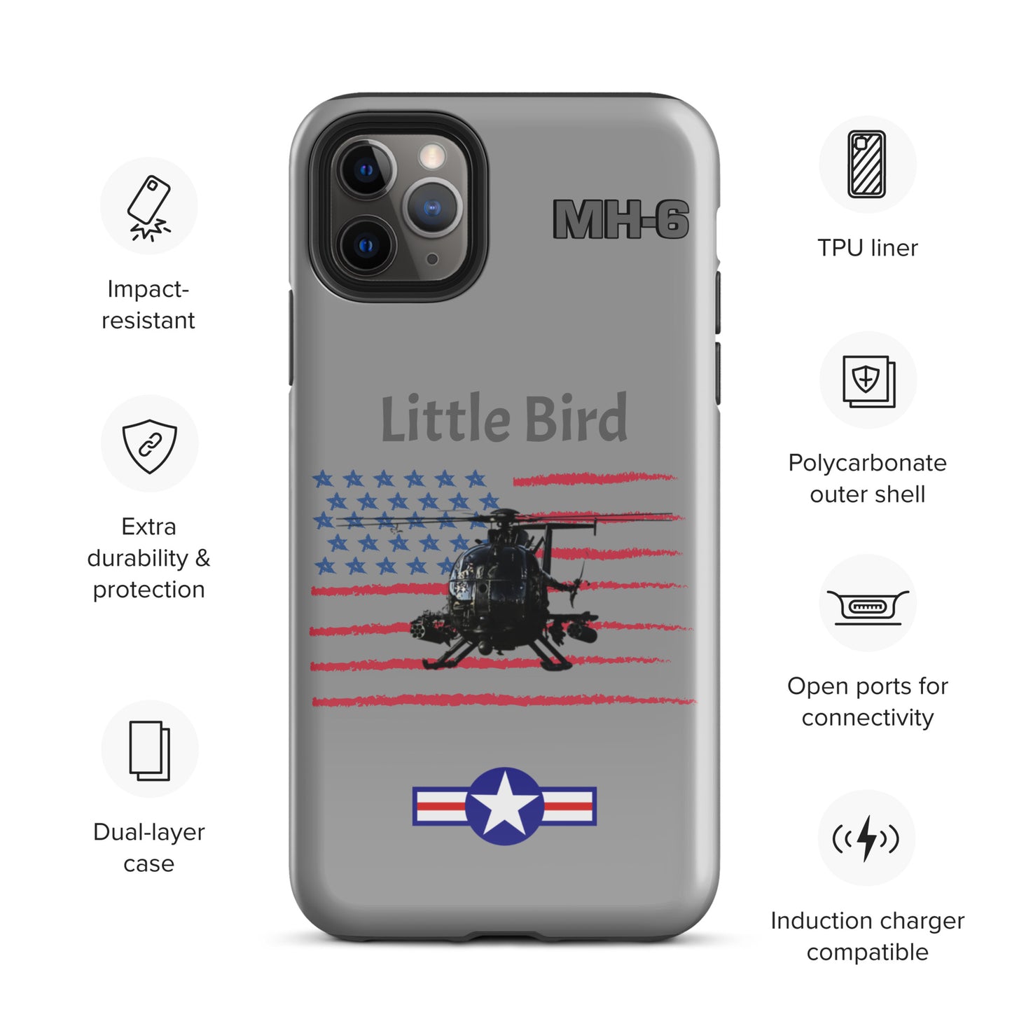 Little Bird Patriot iPhone Case (Without Quotes)