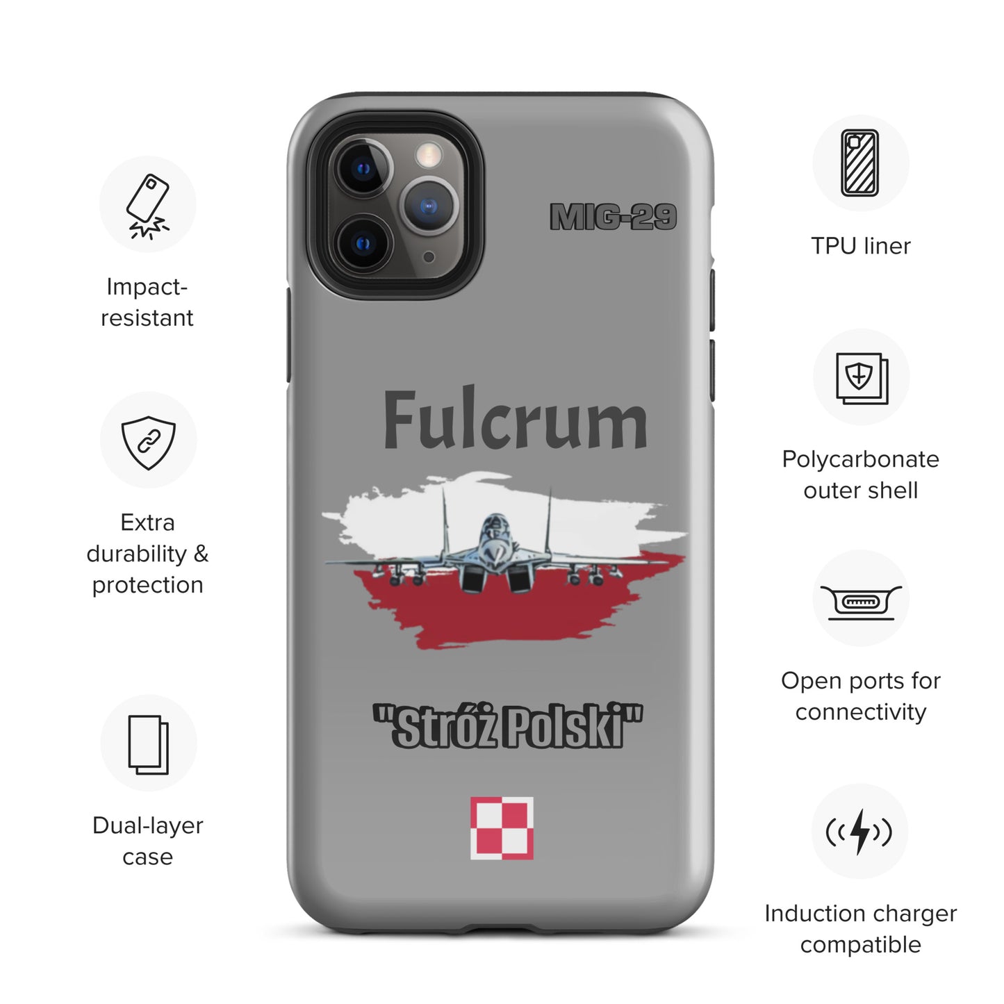 Poland Fulcrum Patriot iPhone Case