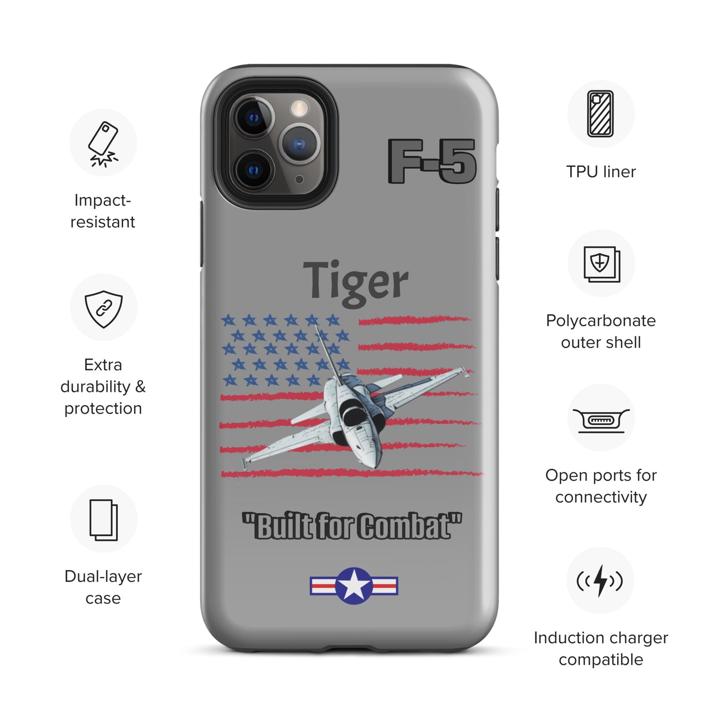 Tiger Patriot iPhone Case