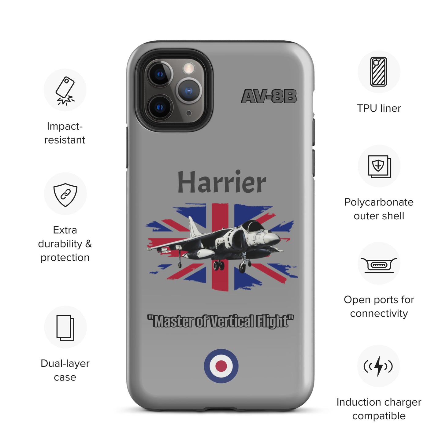 British Harrier Patriot iPhone Case