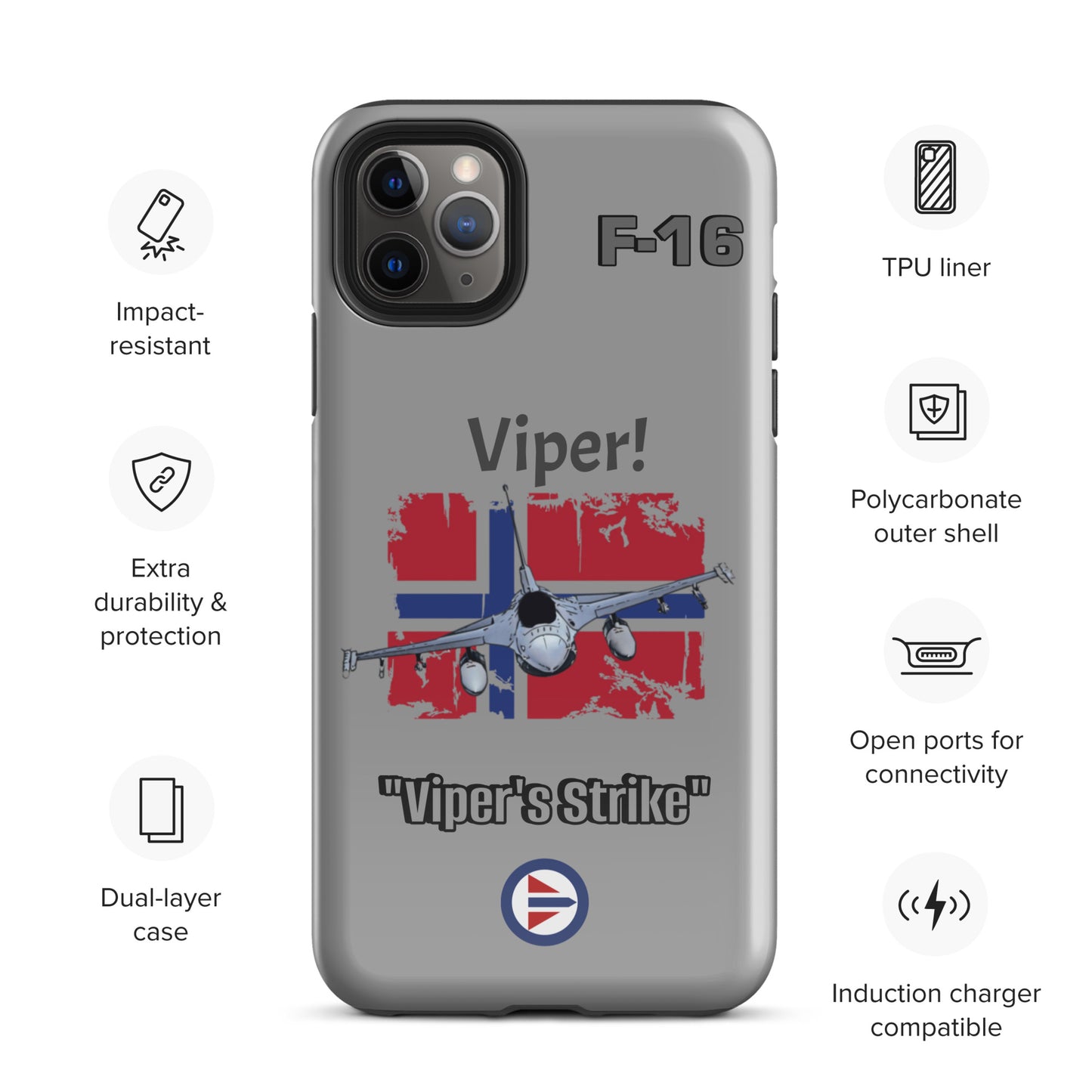 Norwegian Viper Patriot iPhone Case