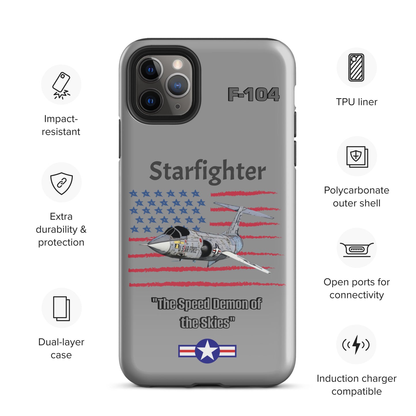 Starfighter Patriot iPhone Case