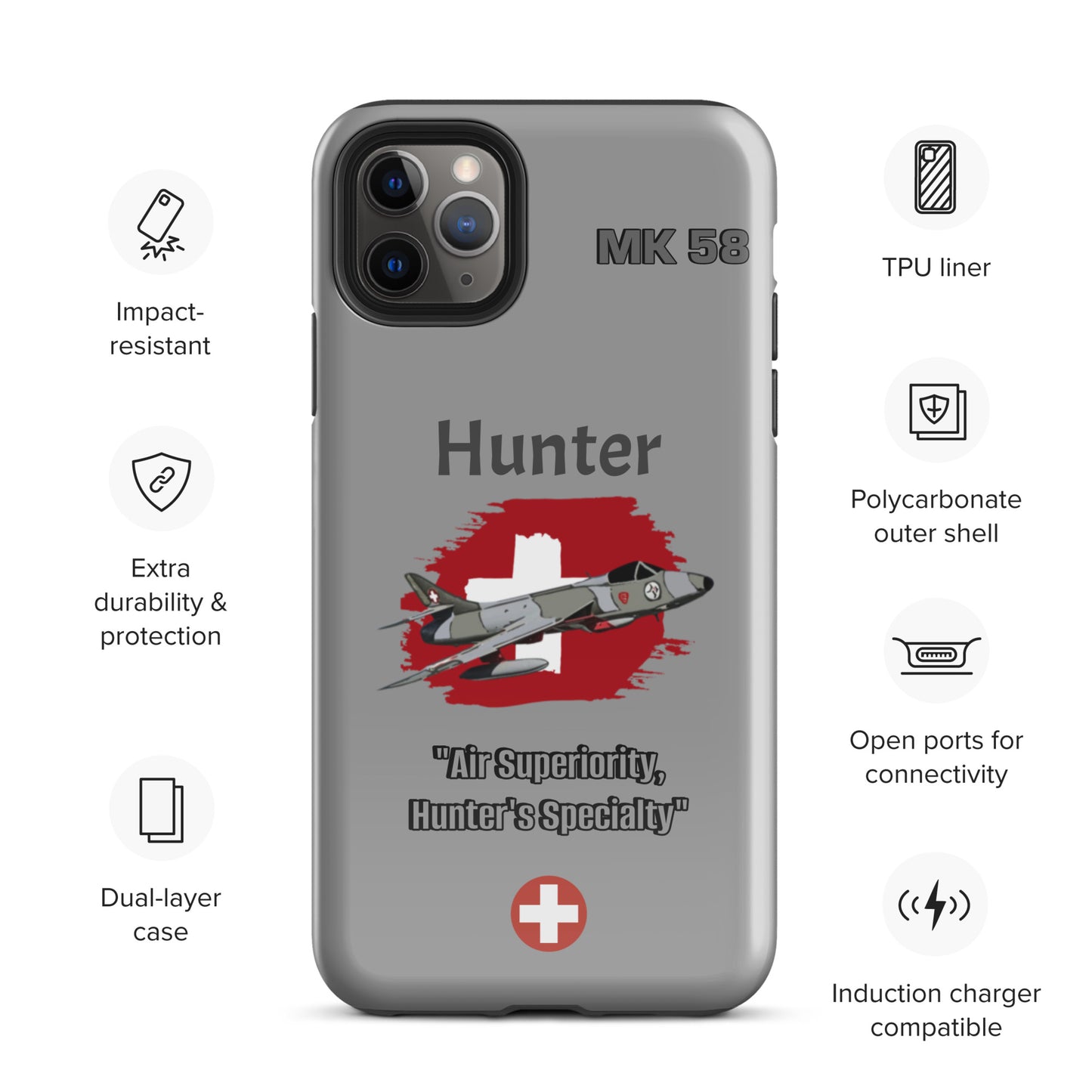 Swiss Hunter Patriot iPhone Case