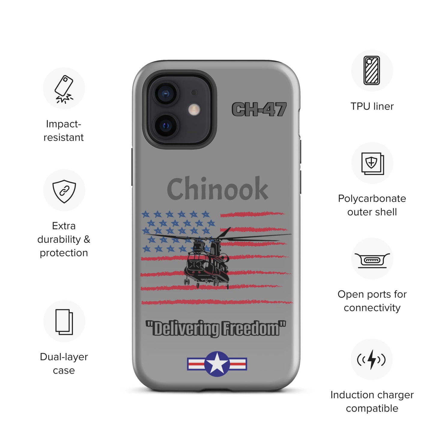 Chinook Patriot iPhone Case