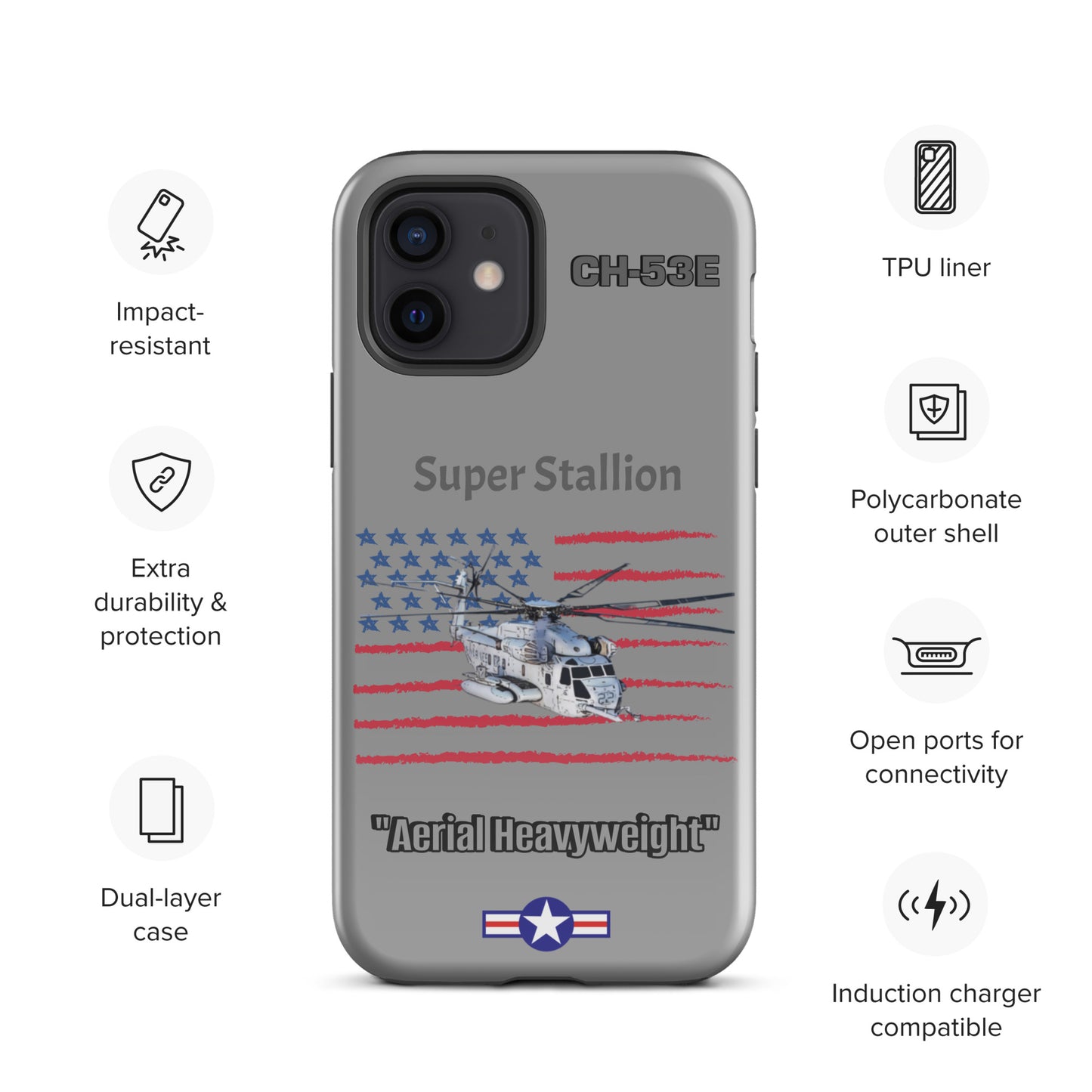Super Stallion Patriot iPhone Case