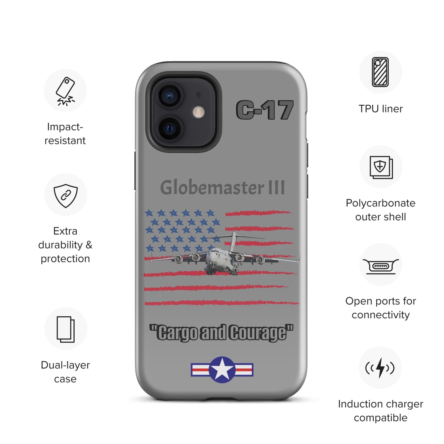 Globemaster Patriot iPhone Case
