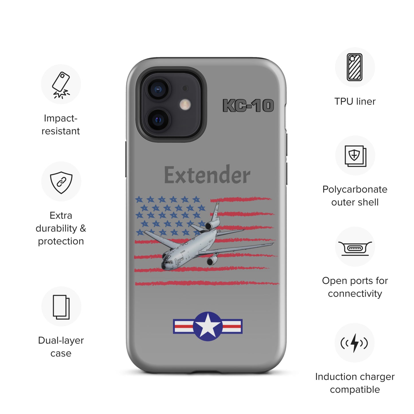 Extender Patriot iPhone Case (Without Quotes)
