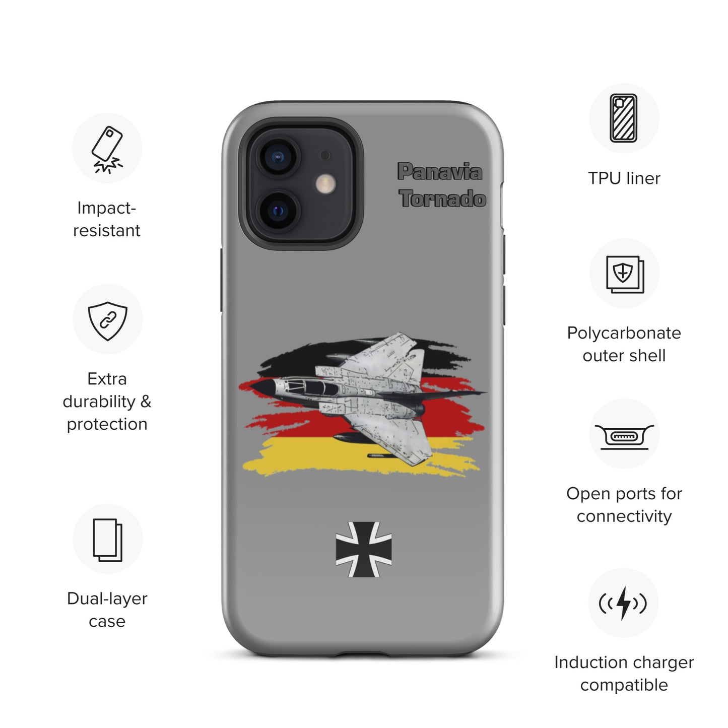 Tornado Patriot iPhone Case (Without Quotes)