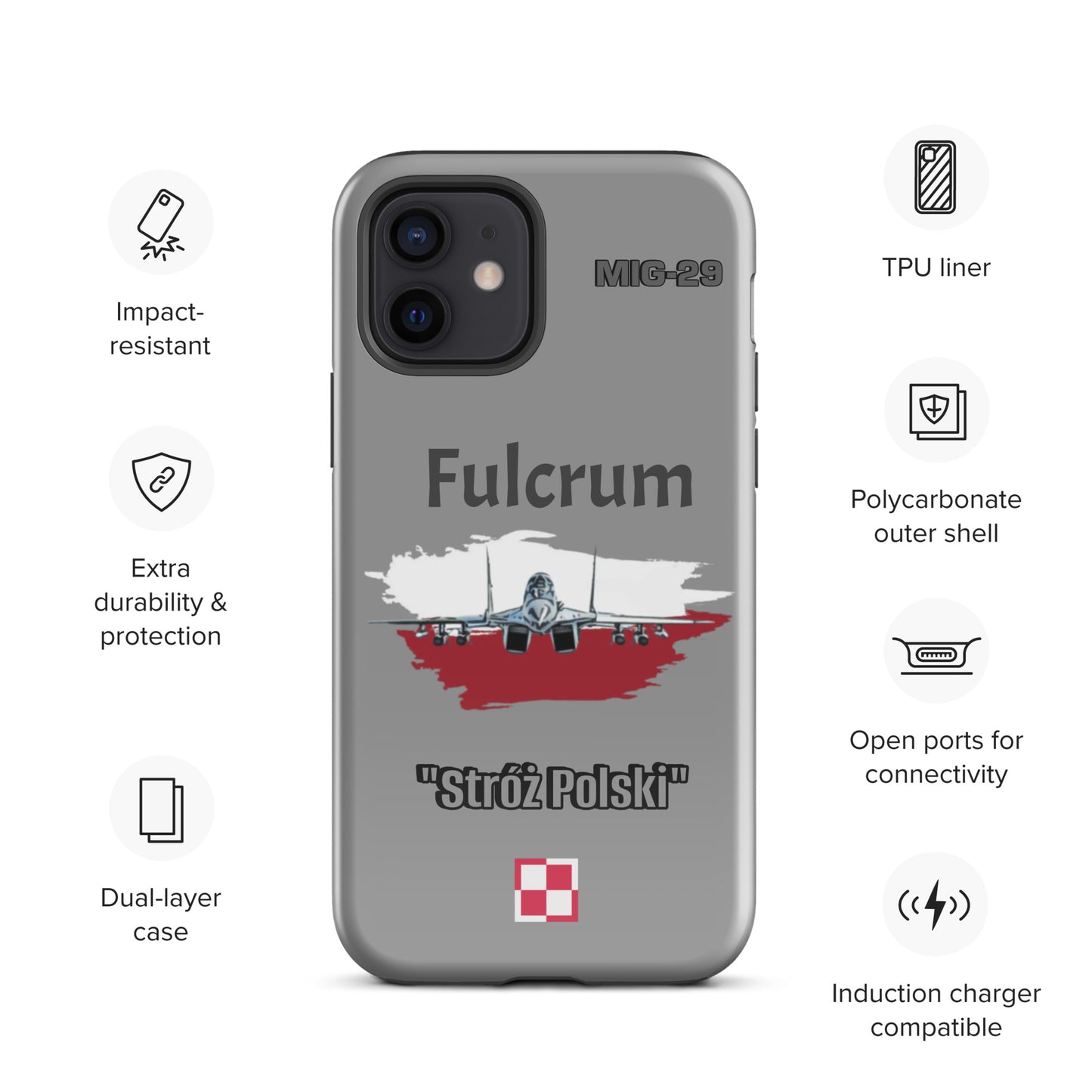 Poland Fulcrum Patriot iPhone Case